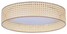 Duolla - LED Плафониера ROLLER LED/24W/230V Ø 45 см ратан