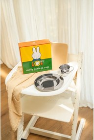 Детски комплект за хранене 2 бр. от неръждаема стомана Miffy – Zilverstad