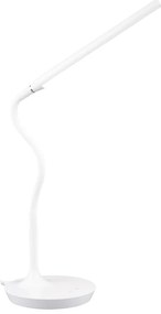 Бяла LED настолна лампа (височина 38 см) Toro - Trio