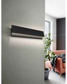 Черна LED стенна лампа ZUBIALDE – EGLO