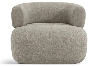 Светлосиво кресло от букле Jenny – Micadoni Home