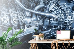 Самозалепващ фототапет – Мотор на газова турбина