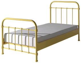 Детско легло от жълт метал , 90 x 200 cm New York - Vipack