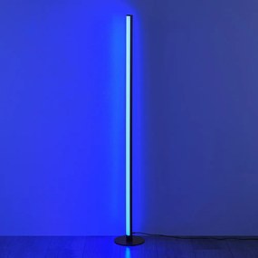 Черна LED подова лампа (височина 110 cm) Tendo – Reality