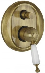 Смесител за вграждане Bugnatese Oxford II-Bronze - White