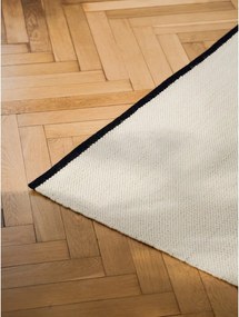 Бежов ръчно изработен вълнен килим 140x200 cm Mavi – noo.ma