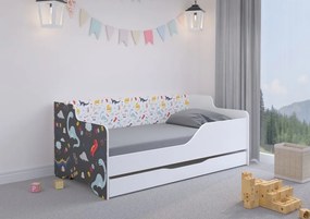 Детско легло с динозаври 160х80 см