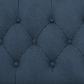 Тъмносин кадифен разтегателен диван 236 cm Felix – Støraa