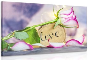Картина на платно – Романтично признание Love