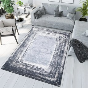 Тъмно модерен килим с противоплъзгащо покритие Ширина: 80 см | Дължина: 150 см
