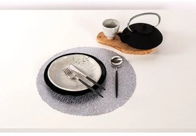 Сребърна подложка за хранене , ⌀ 38 cm - Tiseco Home Studio