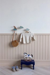 Светлосини стенни комплект куки 3 бр. от масивен бук Cloud – Cam Cam Copenhagen