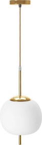 ПЕНДЕЛ СФЕРА Glass White/Gold APP669-1CP