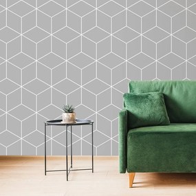 Самозалепващ тапет – Сиви кубчета