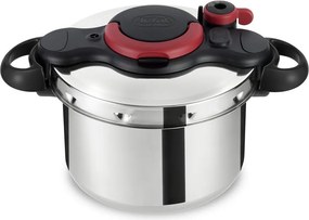 Тенджера под налягане от неръждаема стомана 6 l Clipso Minut Easy P4620768 – Tefal