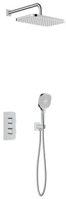 KFA Armatura 5759-501-00 - Комплект за душ с термостатен вграден смесител MALAGA l. хром