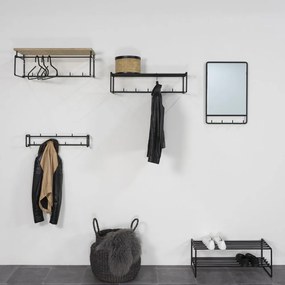 Стенно огледало със закачалка 40x60 cm Clint - Spinder Design