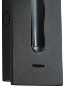 Модерна стенна лампа черна вкл. LED - Plaza