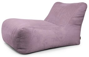 Лилав пуф от рипсено кадифе Lounge 100 – SLOWDOWN
