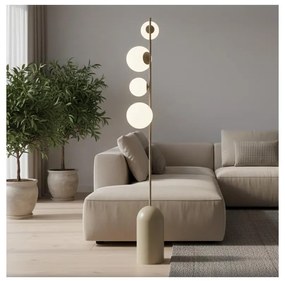 Подова лампа ETNO 4xG9/8W/230V бежова