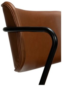 Кафяв стол от изкуствена кожа Zed - DAN-FORM Denmark