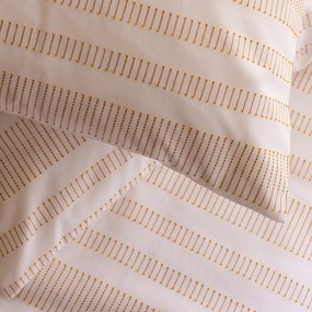 Спално бельо atmosphera Isao, Релефен памук с ефект лен - 240x220 cm