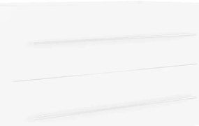 804701 vidaXL Долен шкаф за мивка, бял, 80x38,5x48 см, инженерно дърво