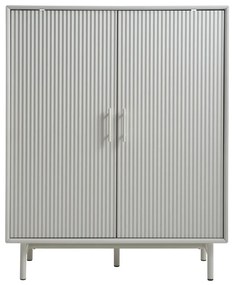 Сиво шкафче 100x125x40 cm Palma – Unique Furniture