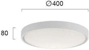 таванна светлина Viokef Yara-бял-Диаметър 40 См