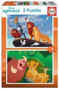 Educa - Детски пъзел The Lion King 2х48ч 18629