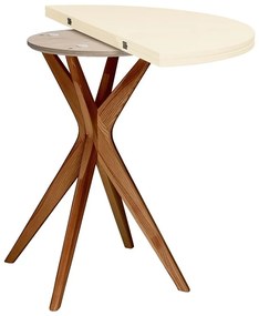 Кръгла сгъваема трапезна маса 45x90 cm Jubi – Ragaba