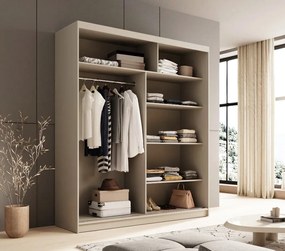 Плъзгащ се гардероб Shelvia 180-Кашмир