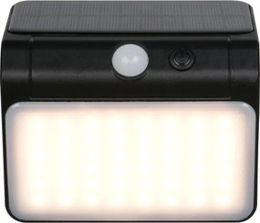 LED стенно външно осветително тяло със соларен панел (височина 12 cm) Olinda – Reality