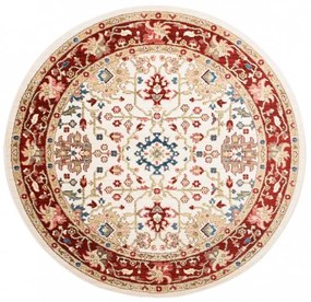 Кремав кръгъл килим във винтидж стил Šírka: 170 cm