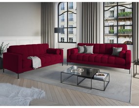 Червен кадифен диван Bali - Cosmopolitan Design