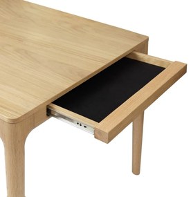 Сгъваема маса за хранене от дъбова дървесина 90x200 cm Heart'n'Soul - UMAGE