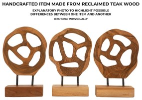 Дървена статуя (височина 27 cm) Lubang – Mauro Ferretti