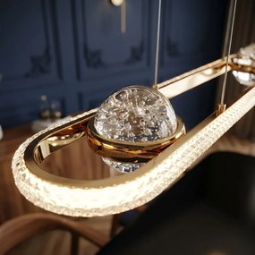 ВИСЯЩА ТАВАННА ЛАМПА LED G159-CP GOLD