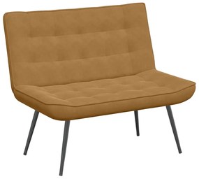 4012344 vidaXL Пейка, кафява, 110x74x84 см, кадифе