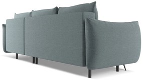 Светлосин ъглов диван (десен ъгъл) Malie – Makamii