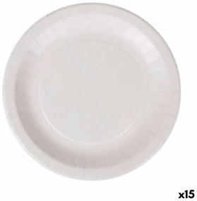 Комплект чинии Algon За Еднократна Употреба Бял Картон 28 cm (15 броя)