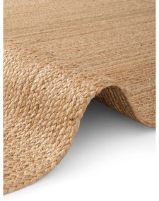 Двустранна/ръчно изработена ютена пътека в естествен цвят 80x200 cm Sharmila Natural Brown – Hanse Home