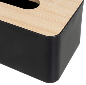 Кутия от пластмаса и бамбук за носни кърпички – Casa Selección