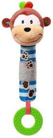 Писукаща играчка с гризалка маймуна Babyono 619