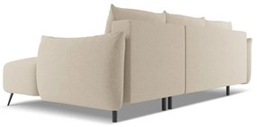 Бежов ъглов диван (десен ъгъл) Malie – Makamii