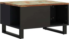 352867 vidaXL Маса за кафе, 60x50x35 см, регенерирано дърво масив