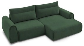 Тъмнозелен ъглов диван Aden – Bobochic Paris