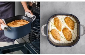 Мултикукър Ninja MC1101EU, 1400W, 6 л, 8 програми, Таймер, Студени дръжки и основа, Среднощно синьо