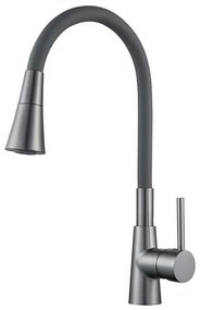 Смесител за кухня HAVANA ICF 7108223 GG, месингов, сив, 23.6x12.6см