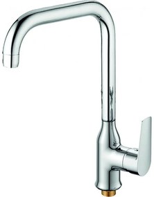 Стоящ смесител за кухня "ЕММА", Inter Ceramic, ICF 7005007C M7119, висок чучур